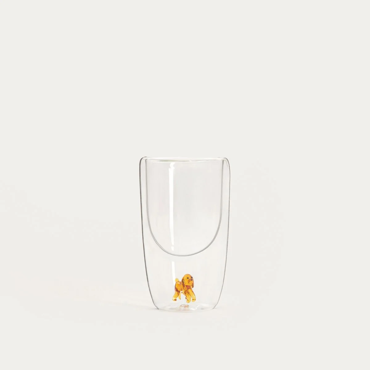 Doppelwandglas mit Hundefigur – 350 ml