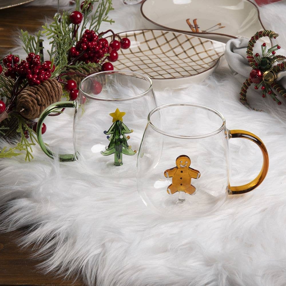 XMAS BECHER BOROSILIKAT MARZIPANMANN