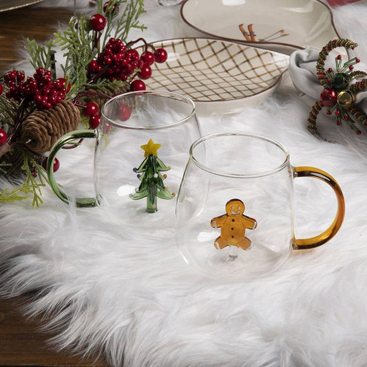 XMAS BECHER BOROSILIKAT MARZIPANMANN