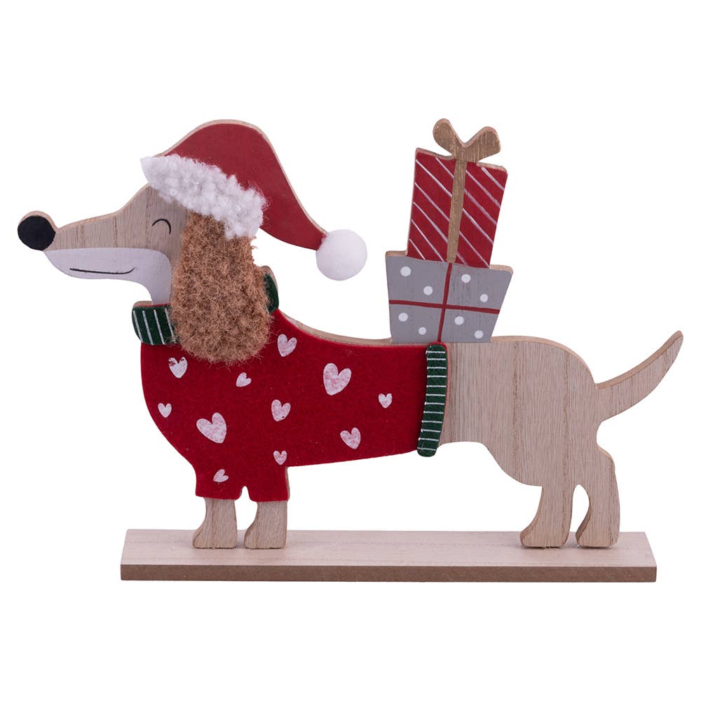 🎄 Weihnachtliche Hundedekoration „Dackel Natalotto“ (