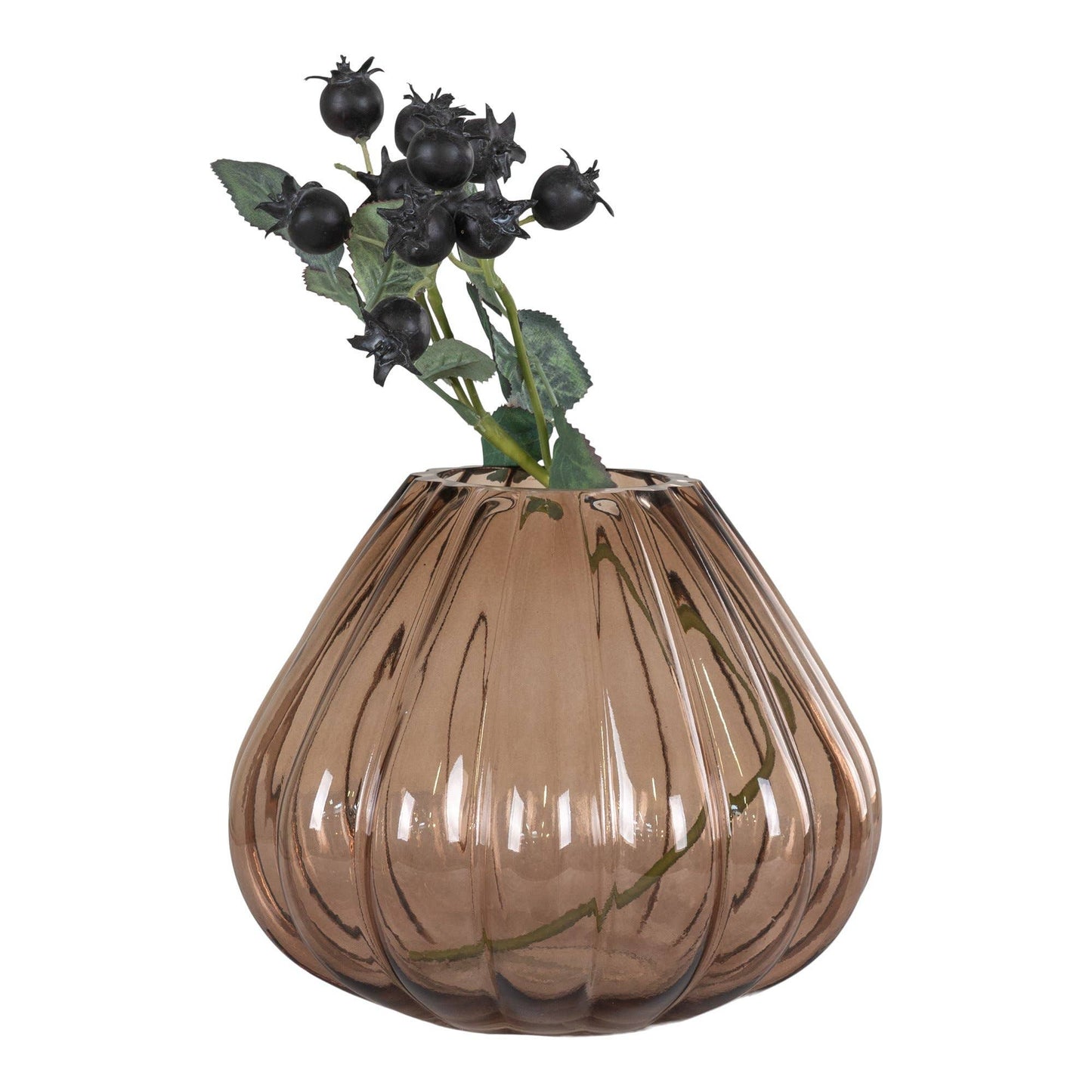 Vase braun