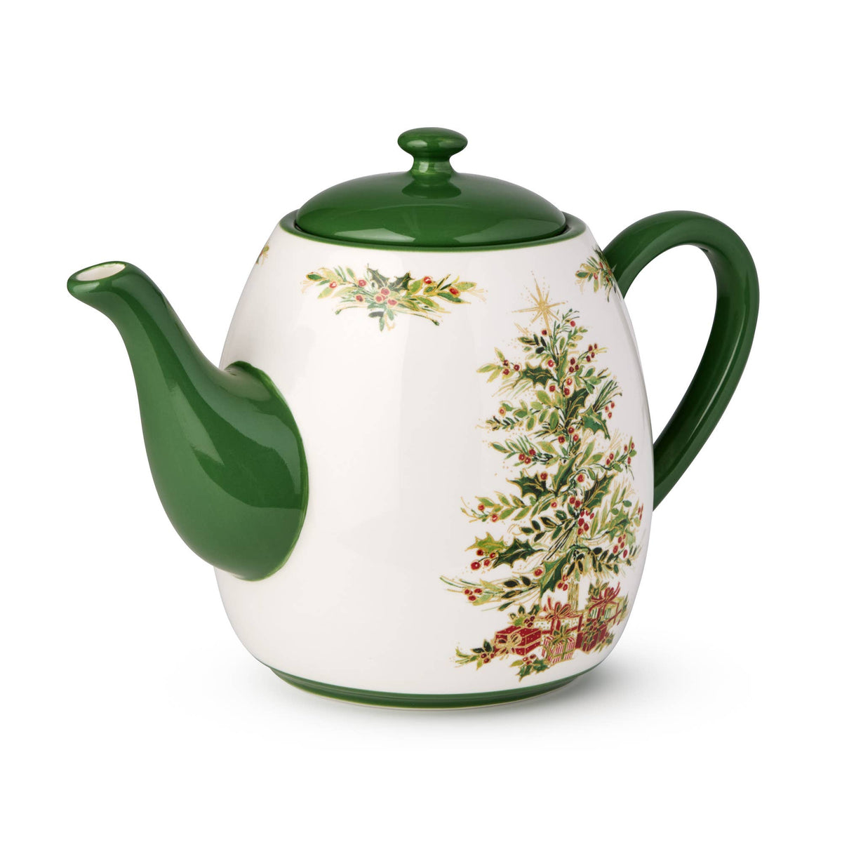 Holly Tree Keramik-Teekanne – Weihnachtsbaum | ca. 950 ml