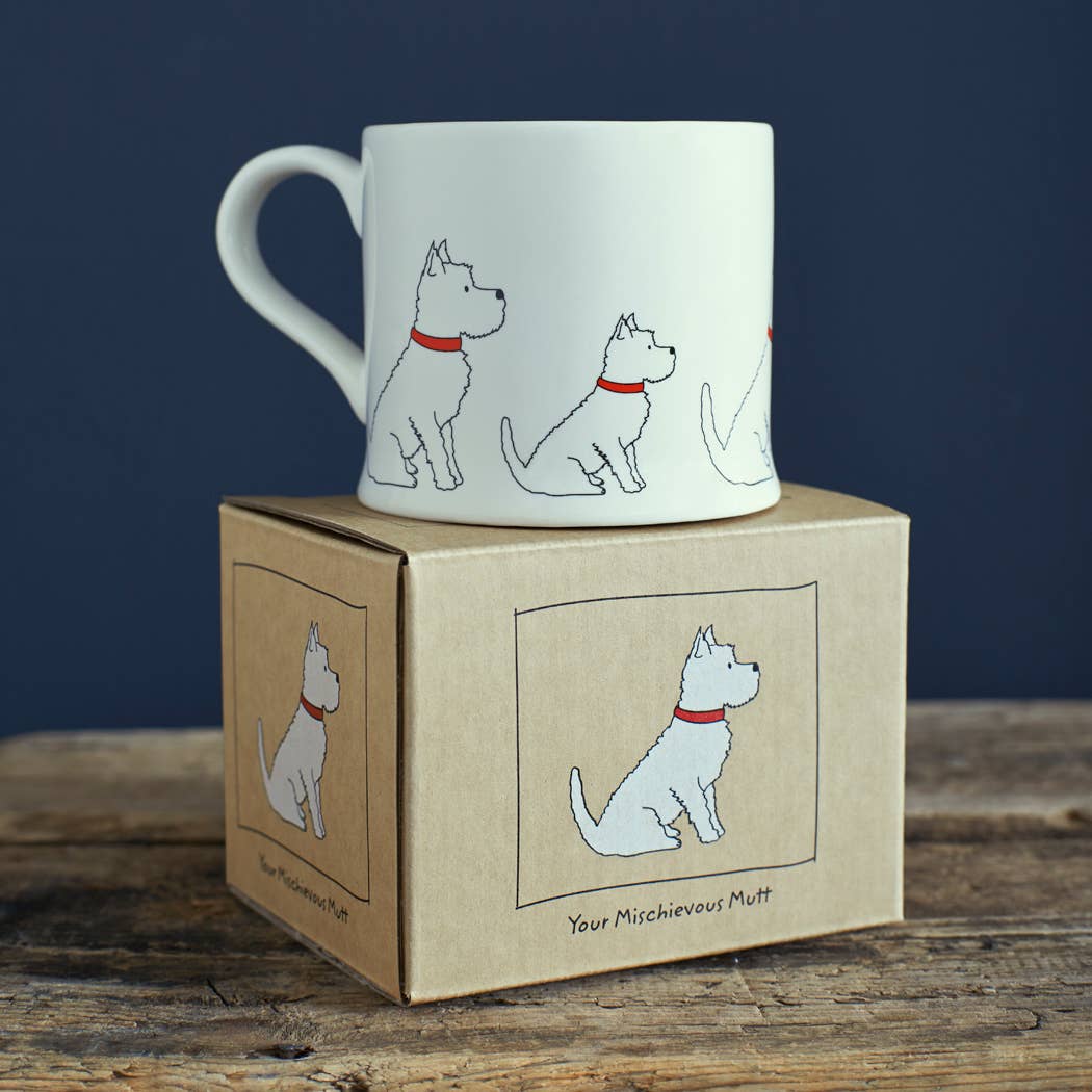 Hundebecher, Motiv Westie