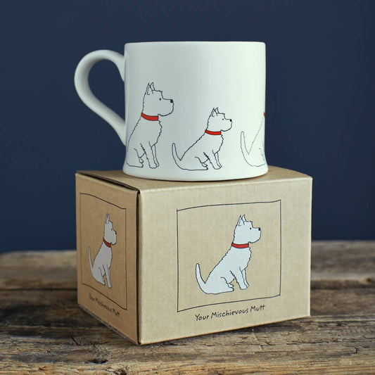 Hundebecher, Motiv Westie