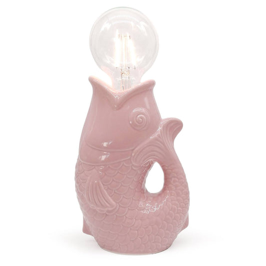 Lucia - Tischleuchte Fisch, rosa