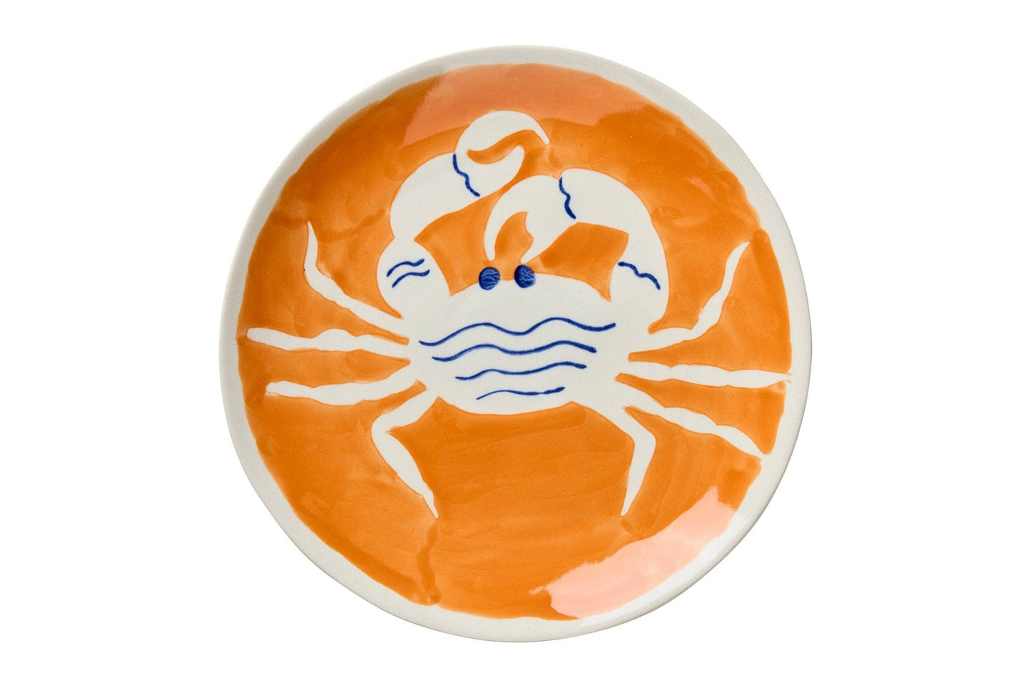 Dessertteller mit Krabbe