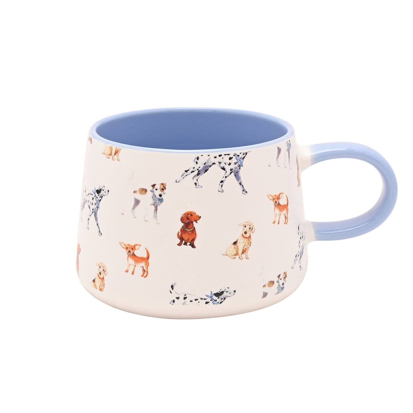 Keramiktasse mit Hundemotiv