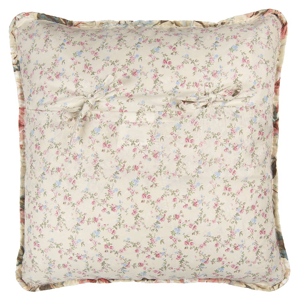Kissenbezug 50x50 cm, Beige/Rosa
