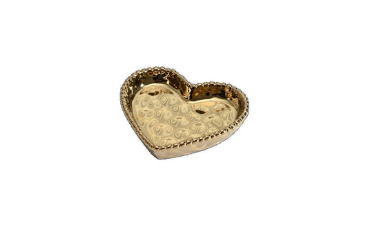 Mini-Herzschale Gold –  – LOVE IS IN THE AIR
