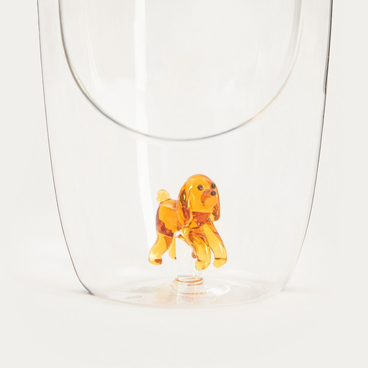 Doppelwandglas mit Hundefigur – 350 ml