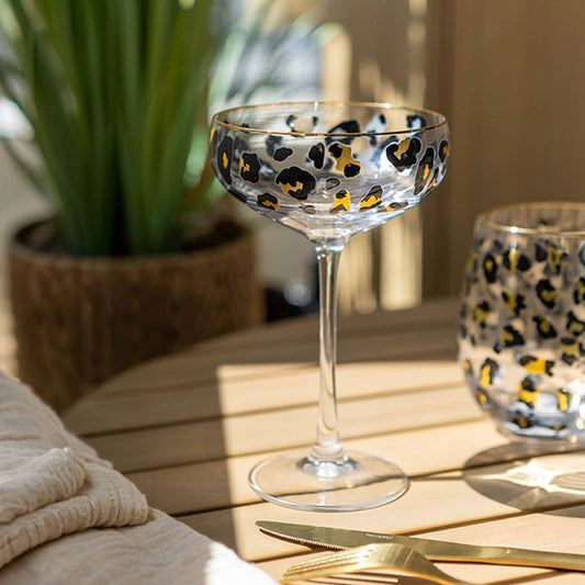 4ER-SET LEOPARD-SCHALEN