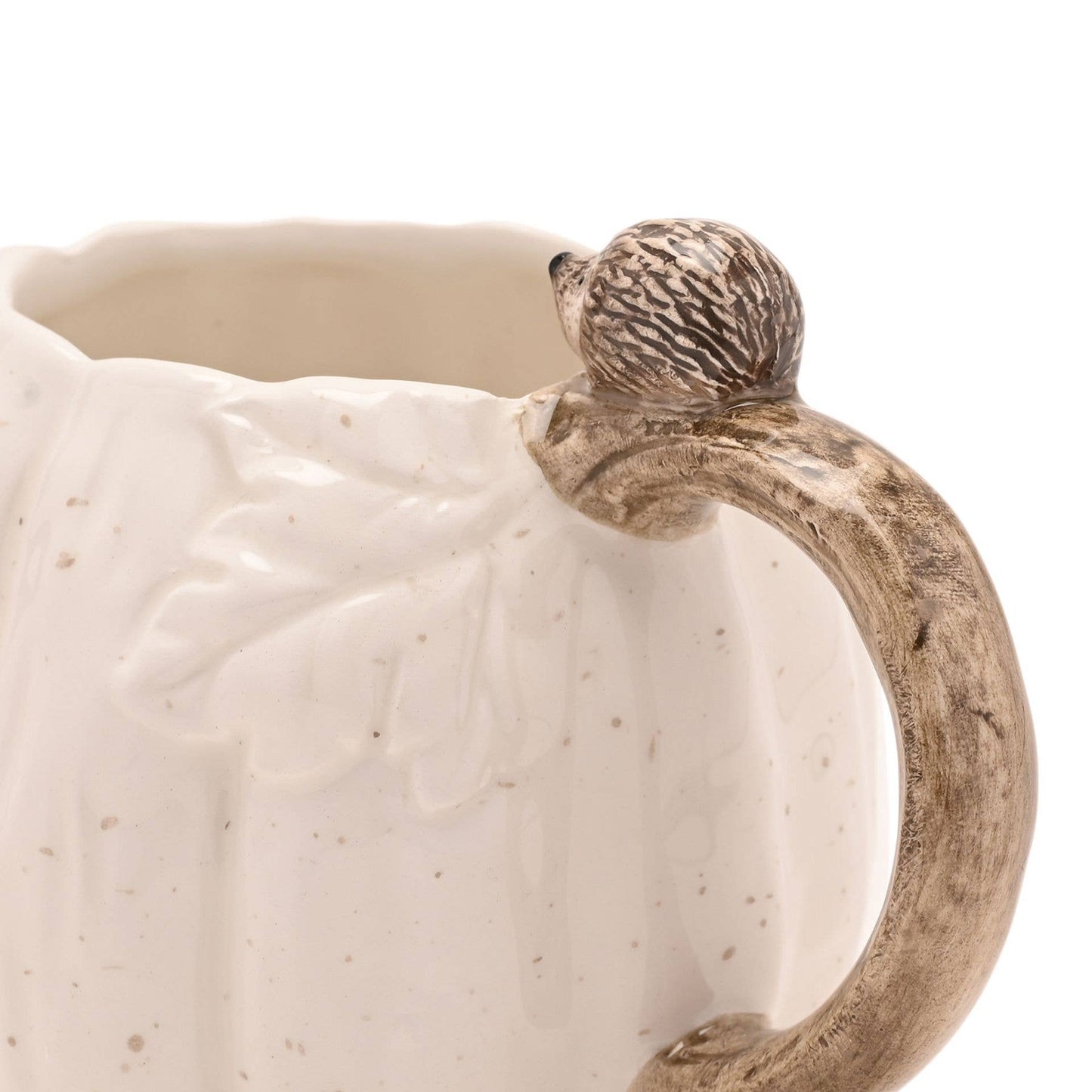 Country Living Kürbistasse mit Igel am Henkel