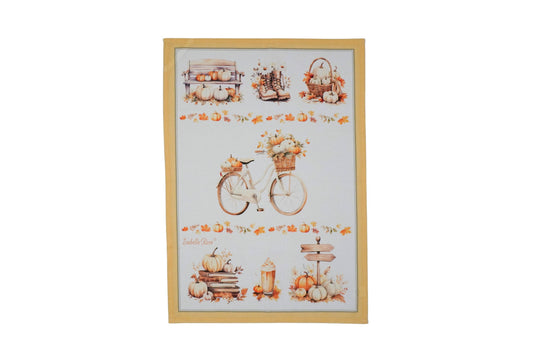 Vintage Herbst Geschirrtuch