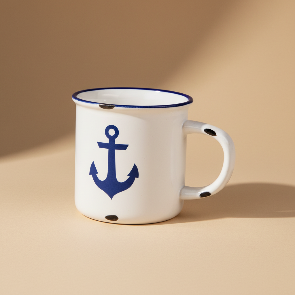 Keramik-Tasse BIANCO BLU ANKER