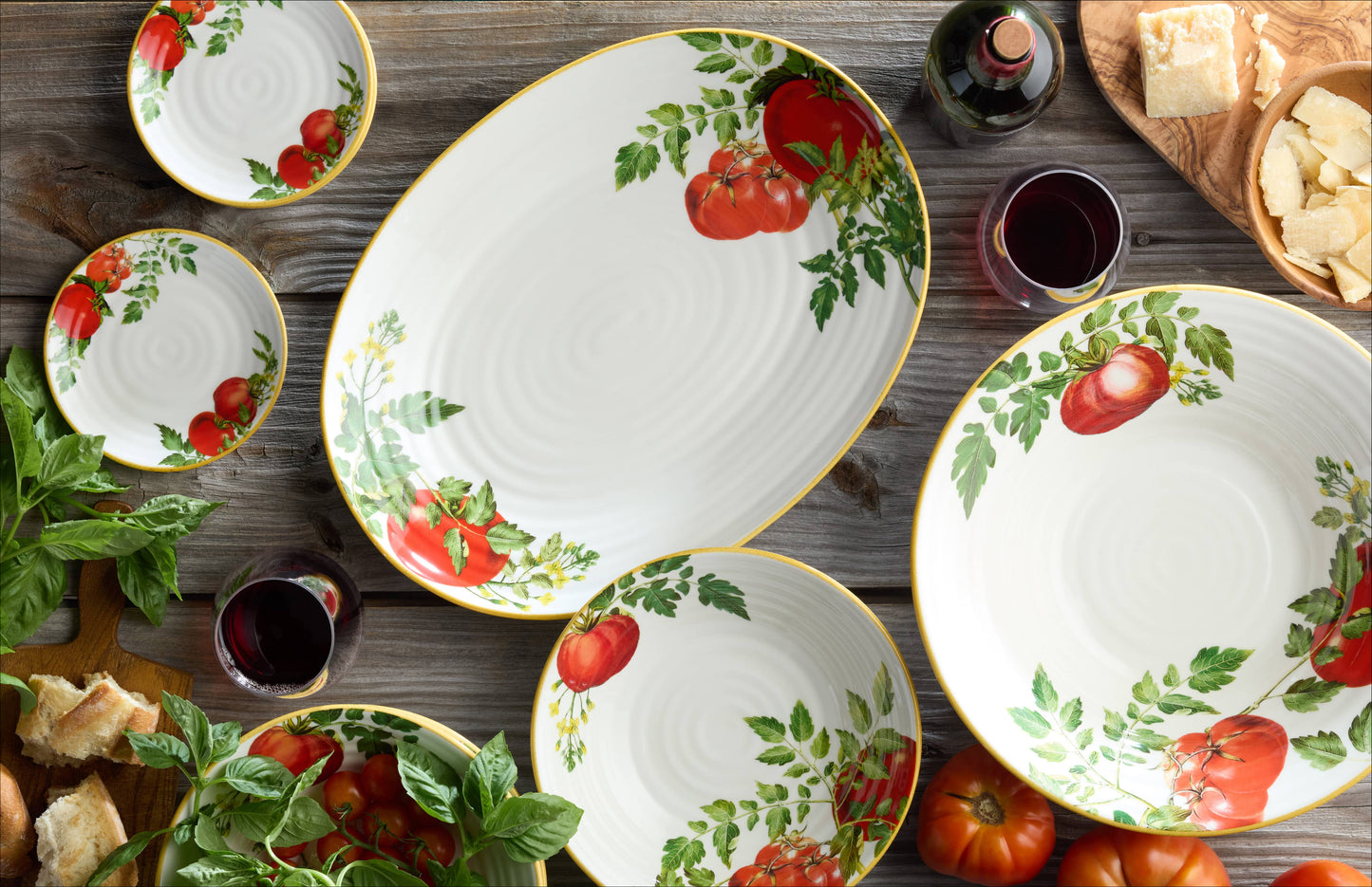 Pomodoro Salat/Dessert Teller