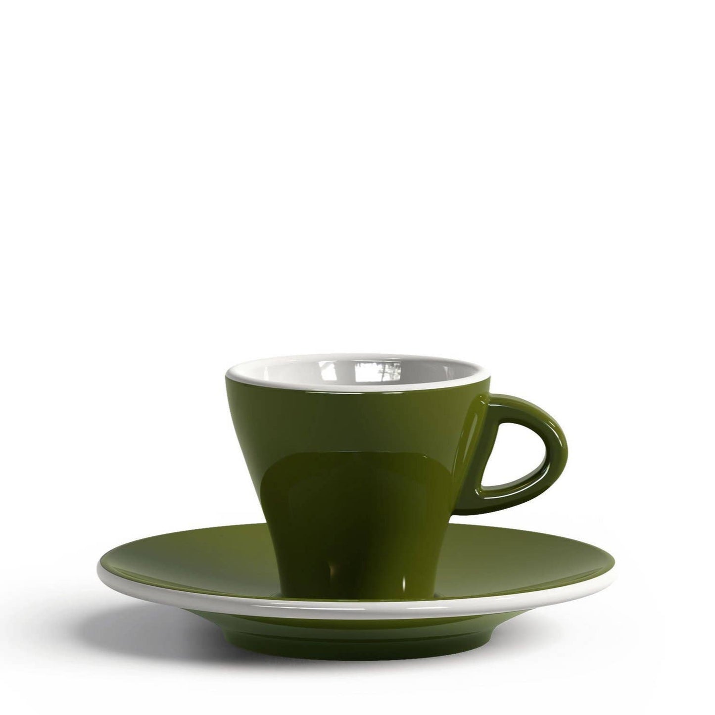 Tasse und Untertasse Grün