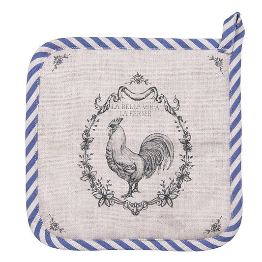 Beiger Topflappen 'Coq'