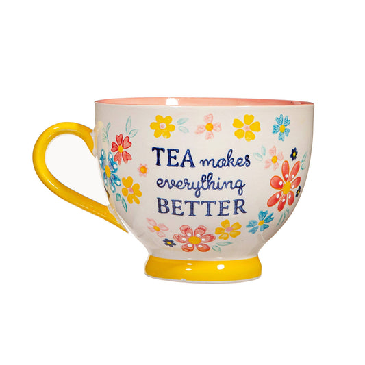 Folk Floral Teetasse