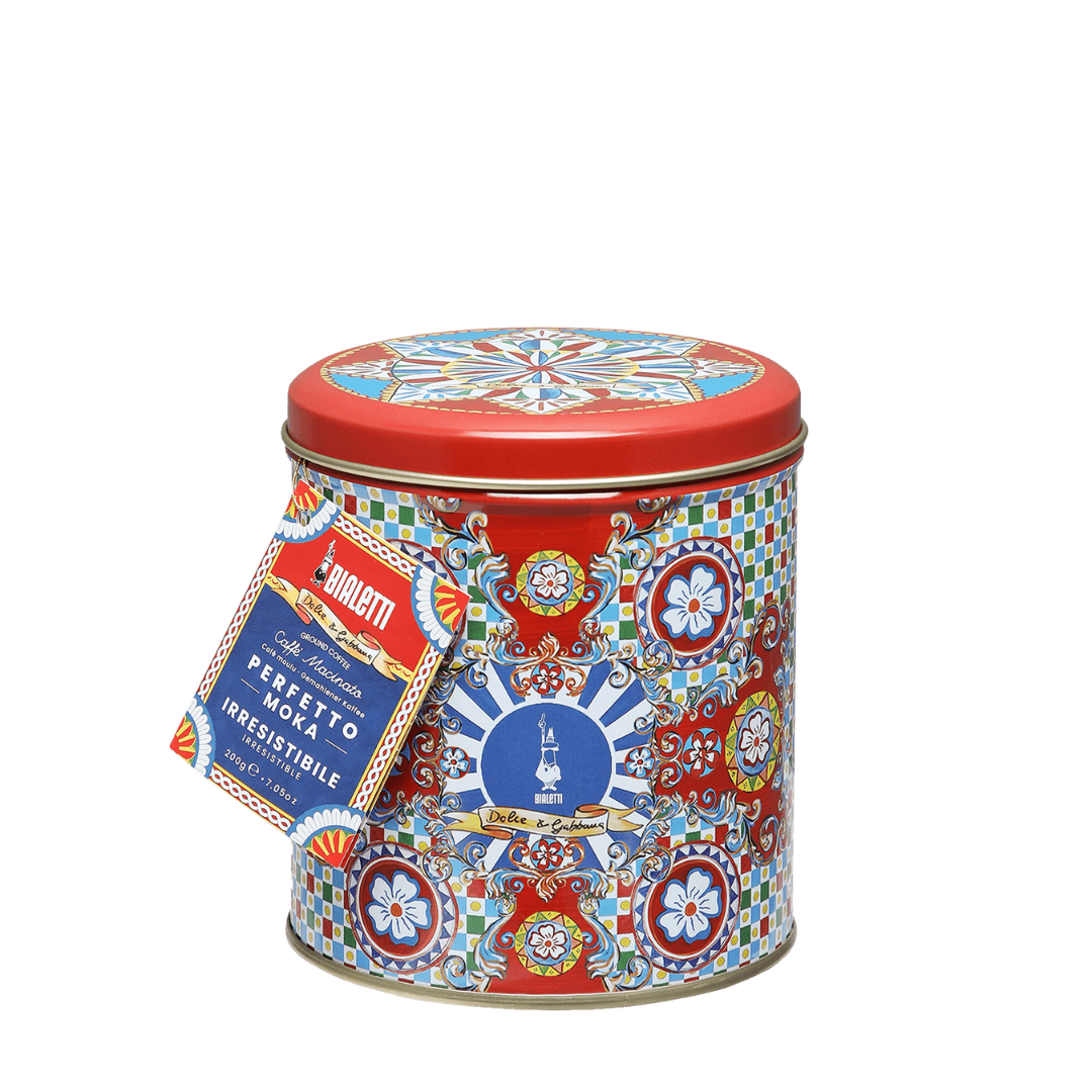 Bialetti X Dolce&Gabbana Perfetto Moka – 250 g: Kaffee mit Dose