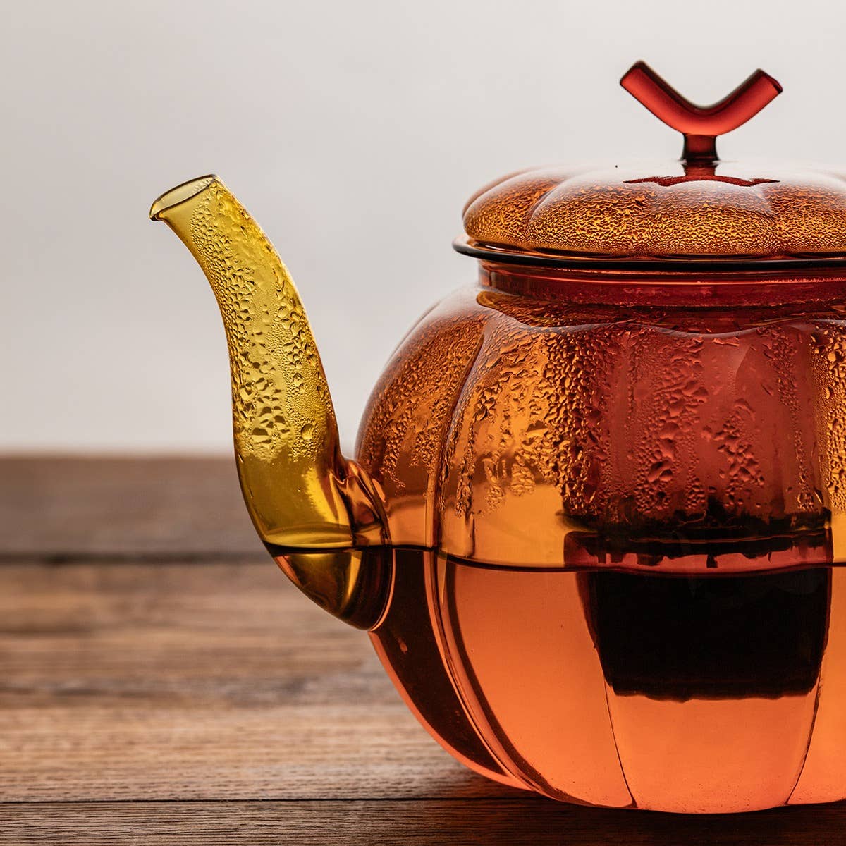 LUMERA Teebereiter in Kürbisform – Glas | 0,85 Liter