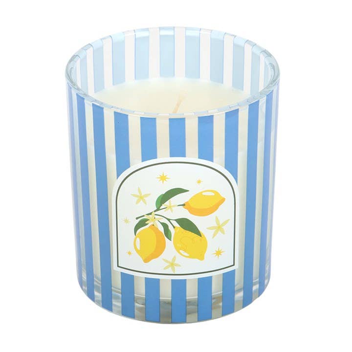 Duftkerze mit gezuckerter Zitrone