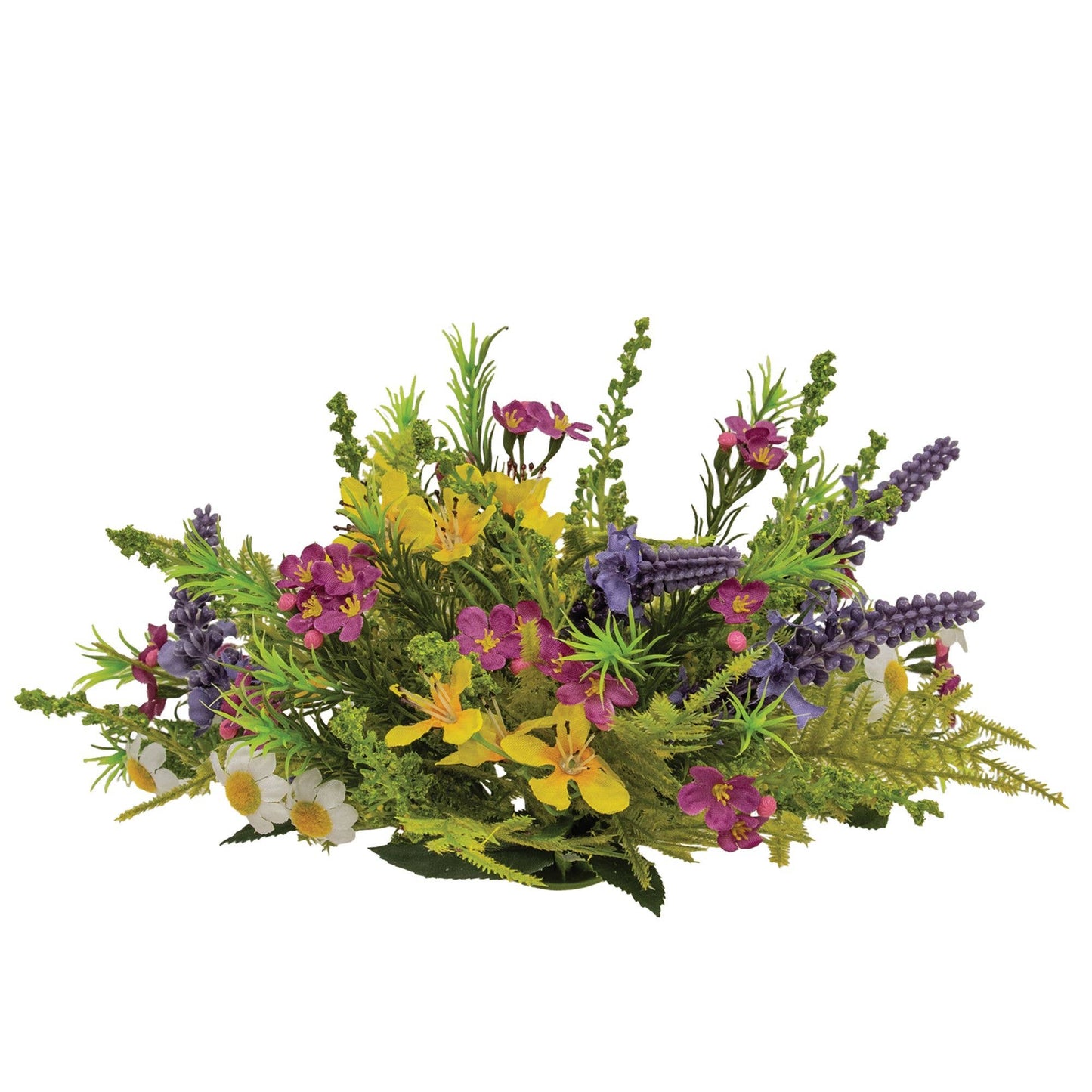 Halbkugel mit Wiesenblumen