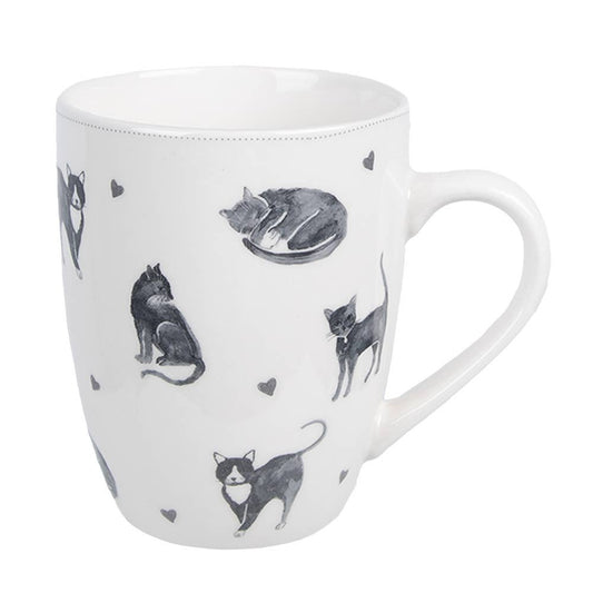 Tasse mit Katzenmotiv