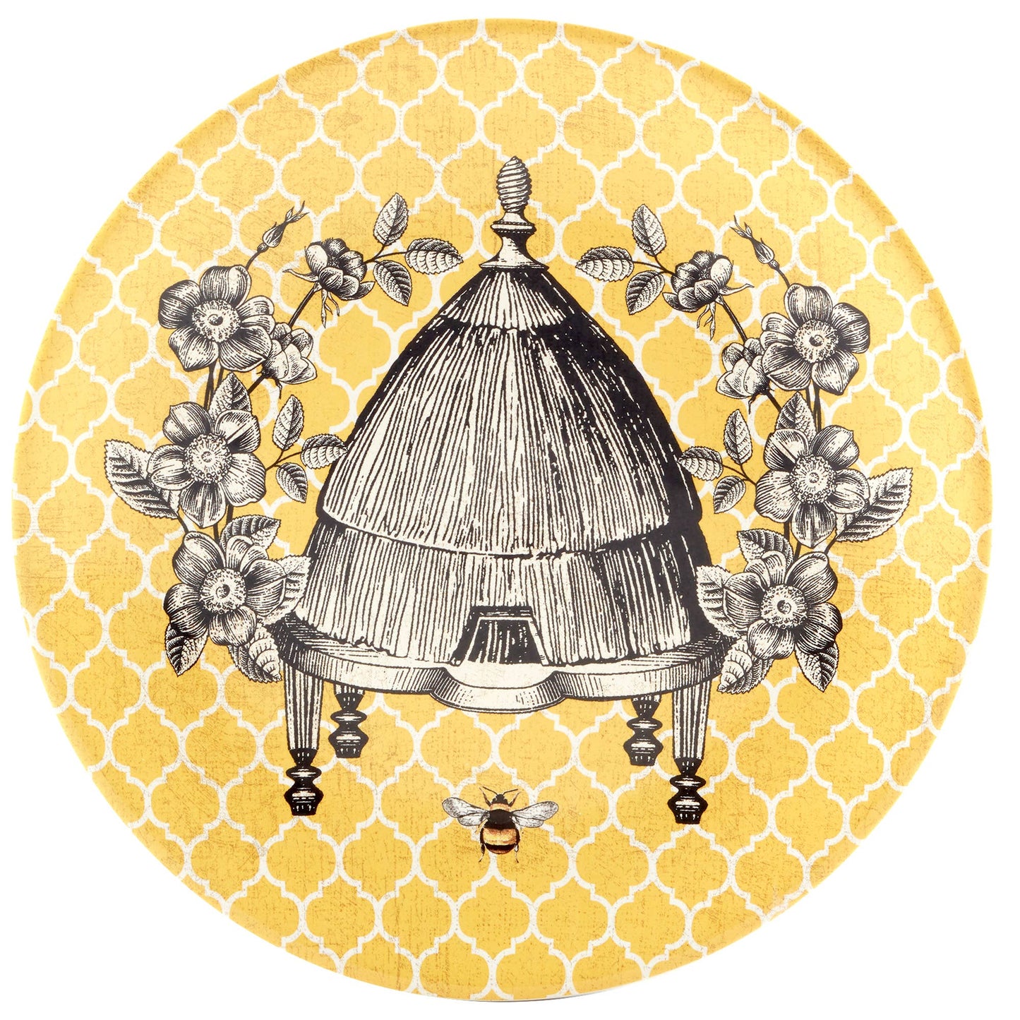 Teller French Bees, 4er Set