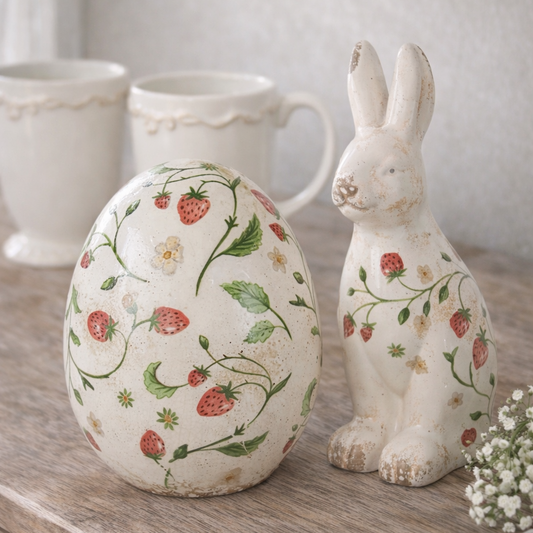 Deko-Ei aus Keramik, Berry