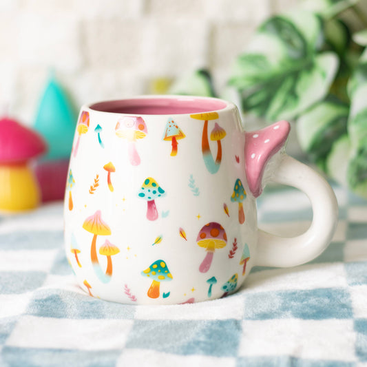 Funky Fungi Tasse mit Pilzgriff