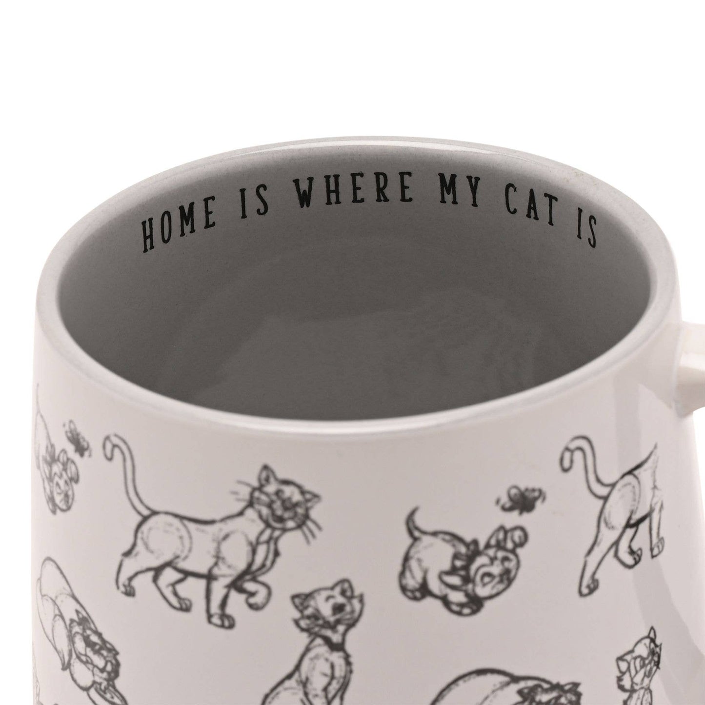Disney Katzen & Hunde Tasse - Zuhause ist, wo meine Katze ist