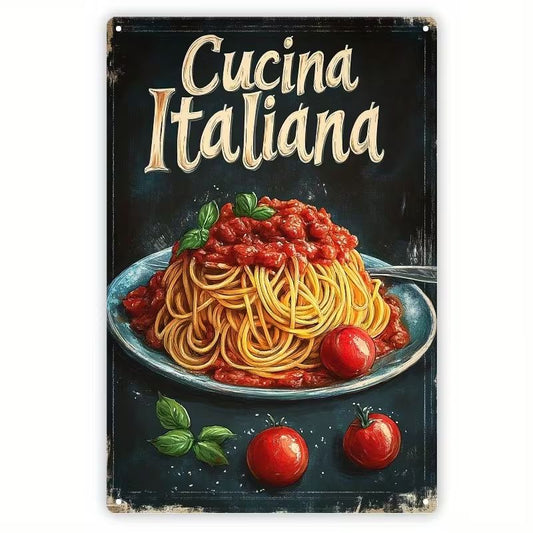 Metallschild CUCINA 20x30 cm