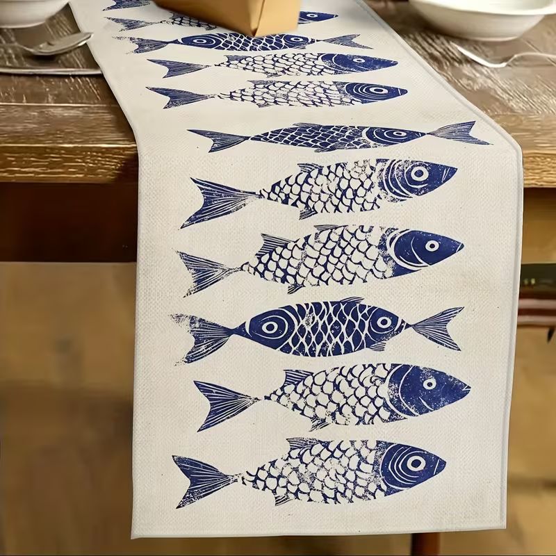 Tischläufer FISCHE