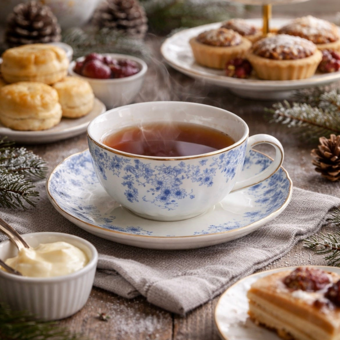 Ostfriesen-Teetasse & Untertasse BLUE