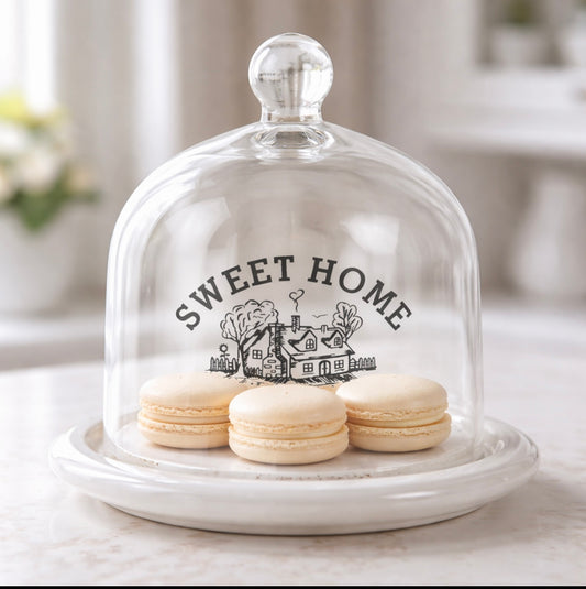 Glasglocke Cloche Ø 12x12 cm