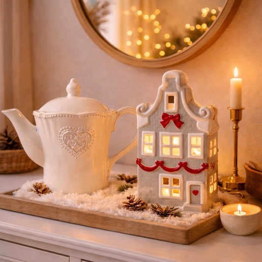 Dekoratives Haus mit LED Haus