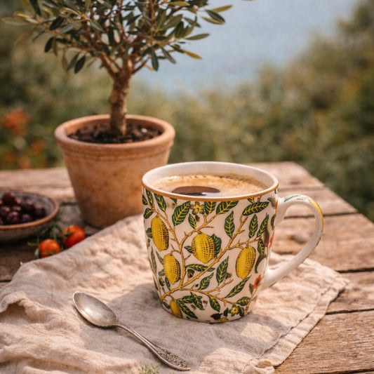 Frühstückstasse ZITRONEN