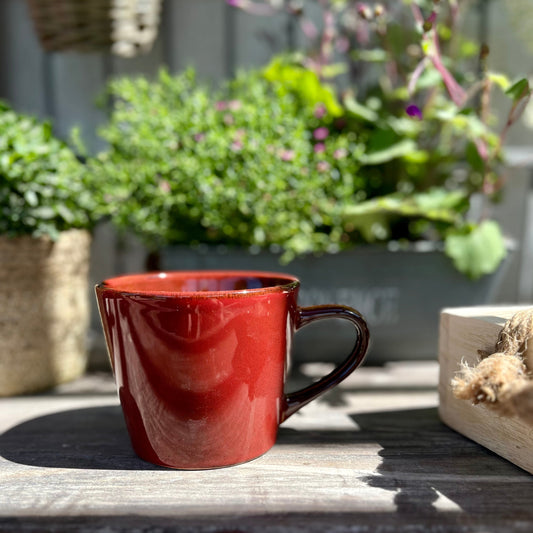 Jumbo-Tasse Tierra Steingut braun