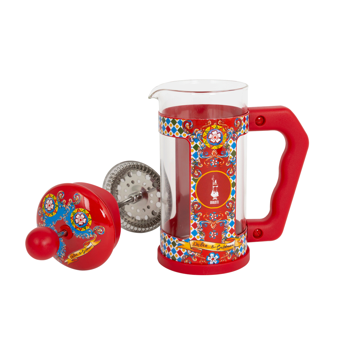 Bialetti X Dolce&Gabbana French Press Sicilian Cart 1L