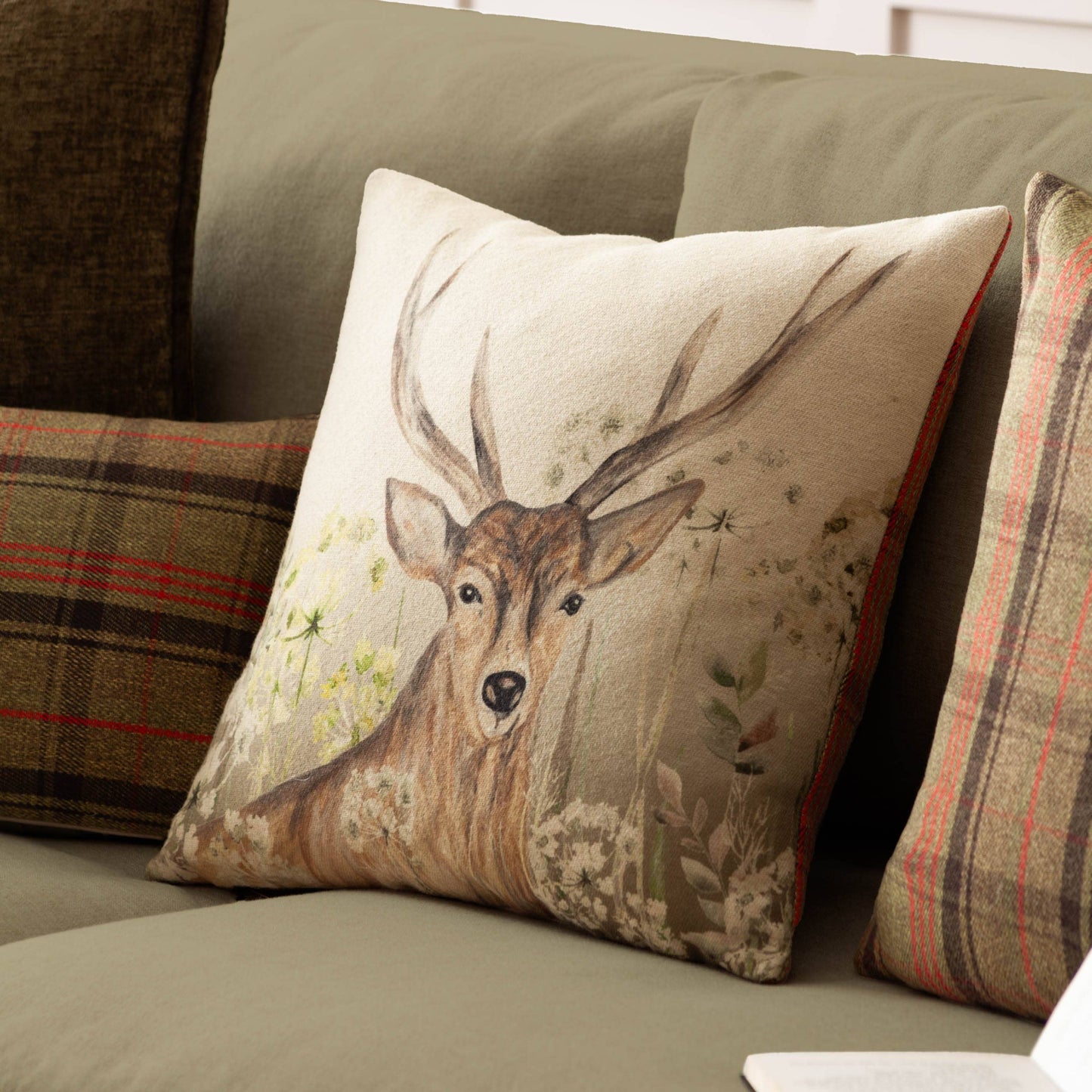Kissen mit Bramble Stag