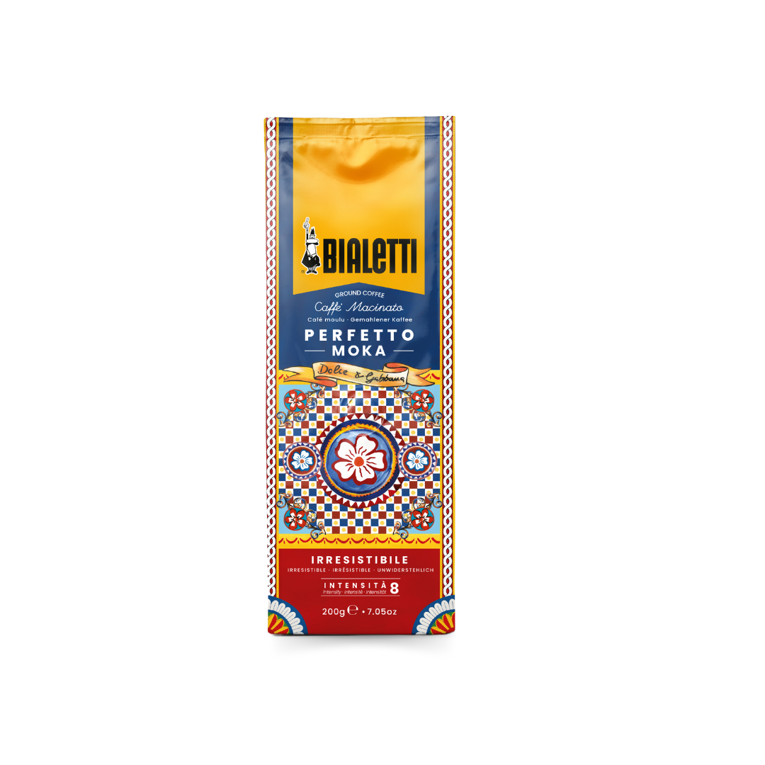 Bialetti X Dolce&Gabbana Perfetto Moka – 250 g: Kaffee mit Dose