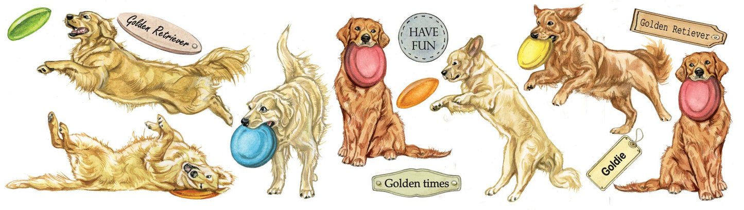 Tassen mit Collage - Golden Retriever