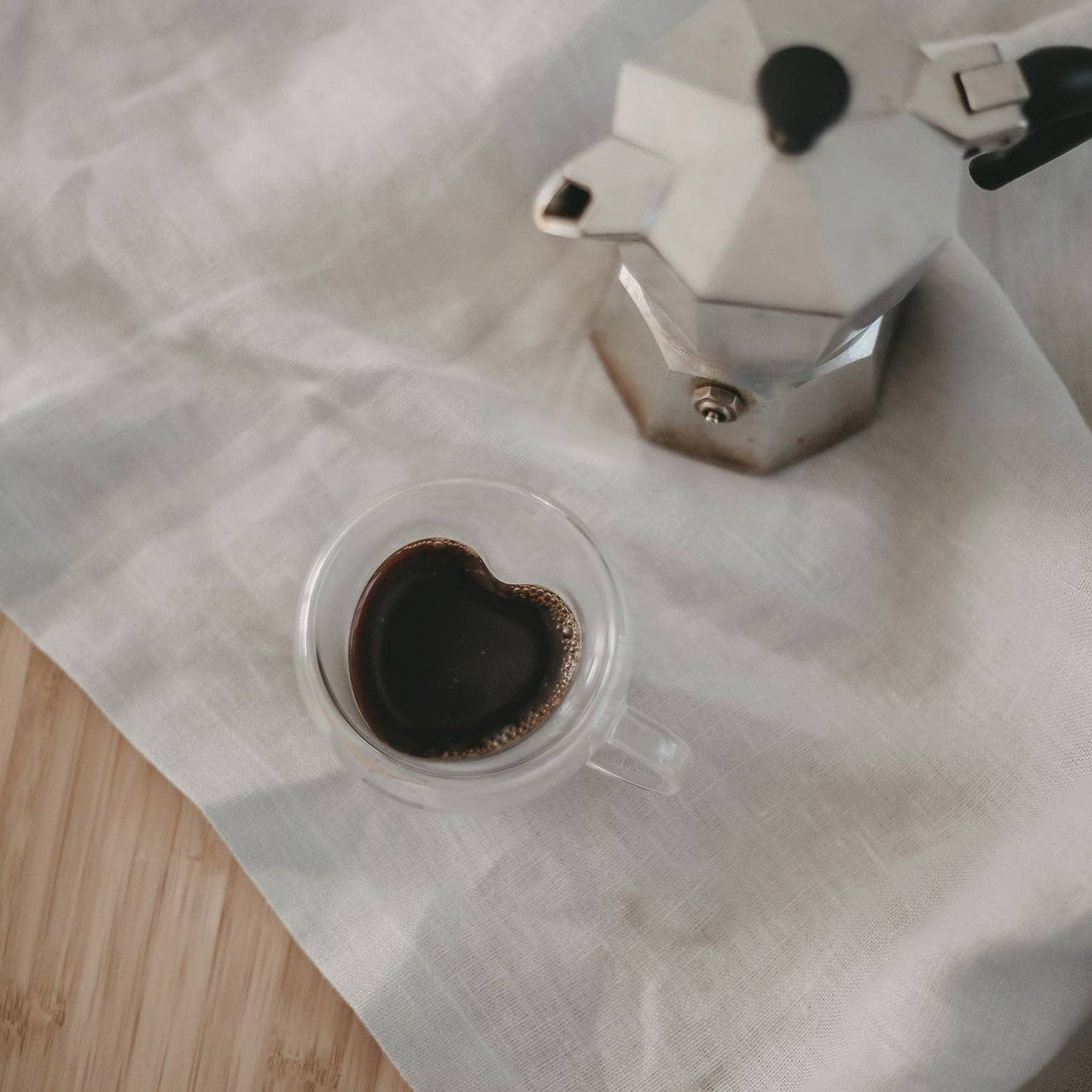 Doppelwandige Herztasse