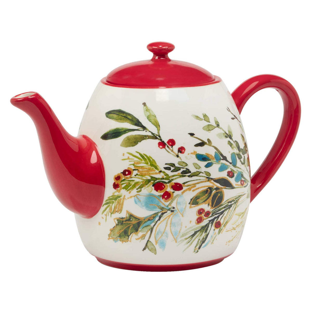 Christmas Gatherings Keramik-Teekanne – Weihnachtsdesign | ca. 1,06 Liter