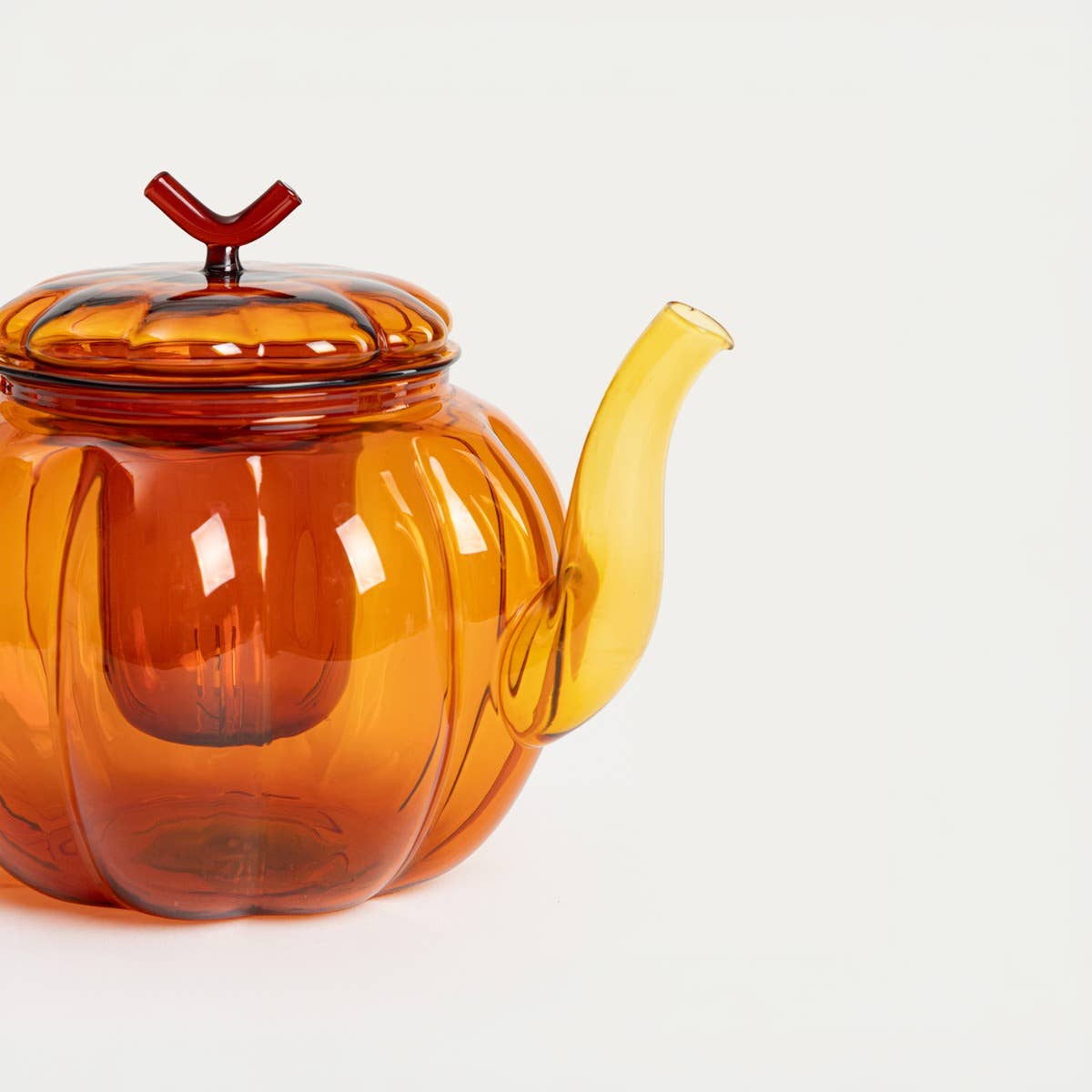 LUMERA Teebereiter in Kürbisform – Glas | 0,85 Liter