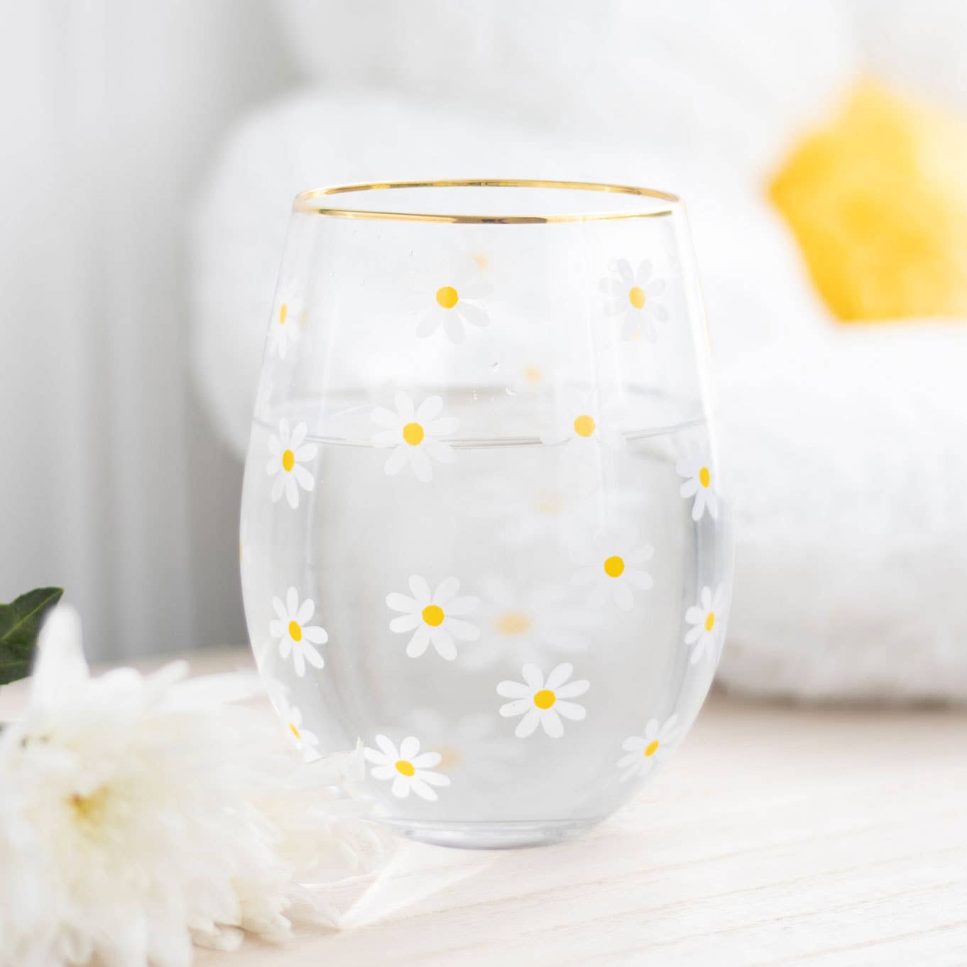 Glas Gänseblümchen