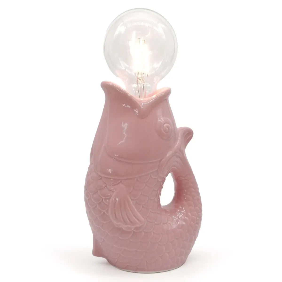 Lucia - Tischleuchte Fisch, rosa