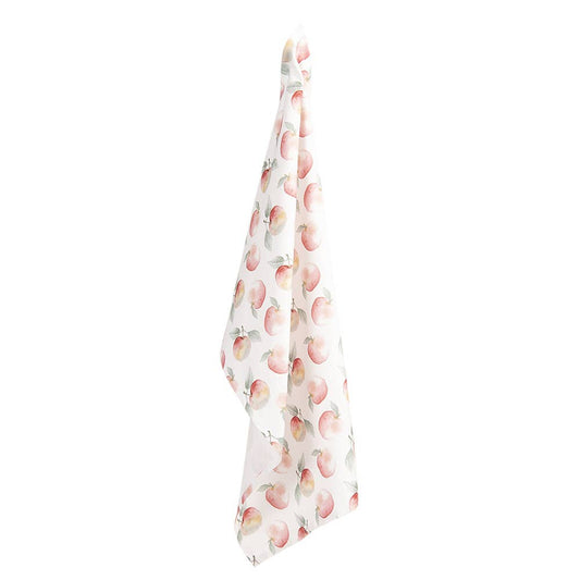 Geschirrtuch 50x70 cm Rot Weiß Baumwolle Apfel Küche