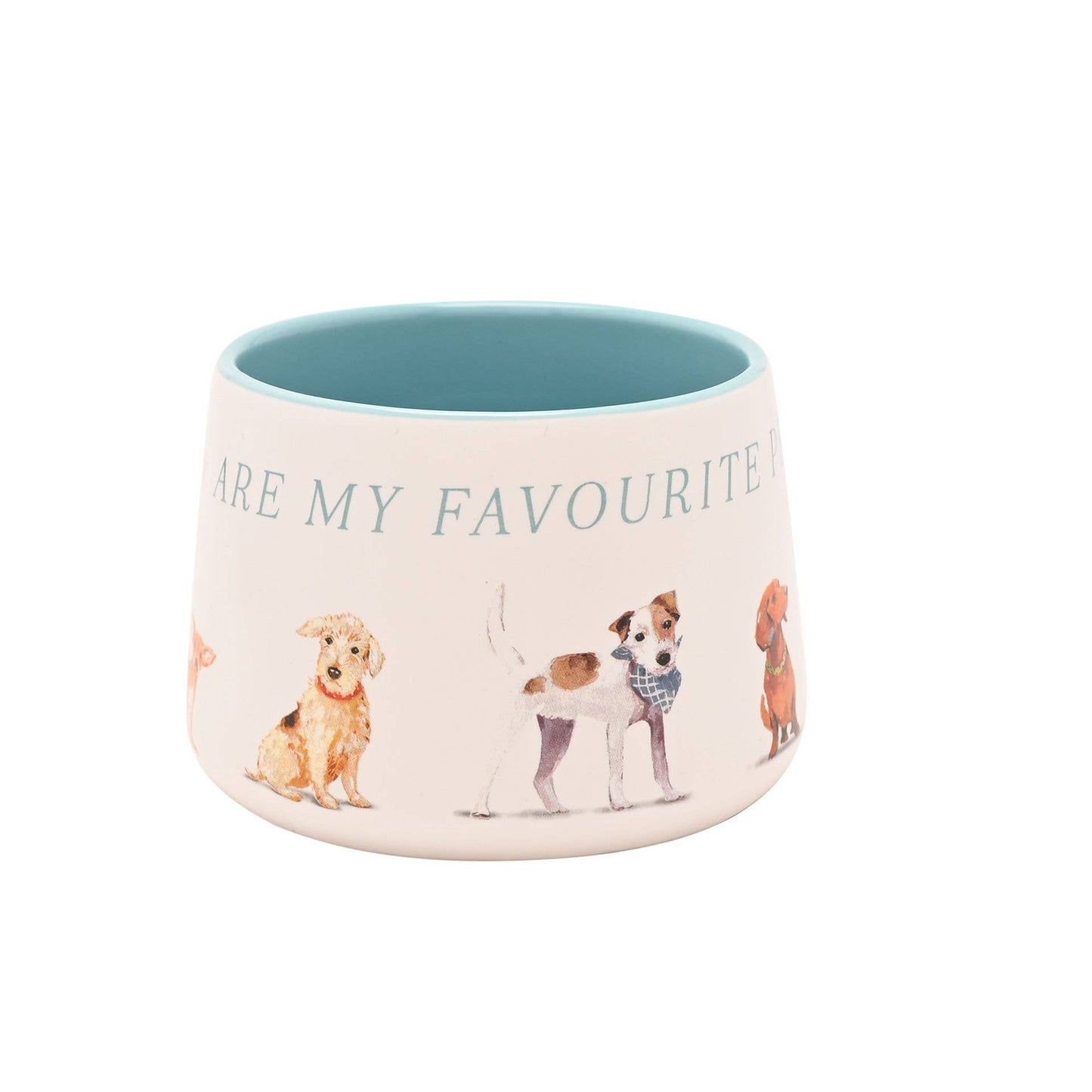 Keramikbecher „Dogs Are My Favourite People“