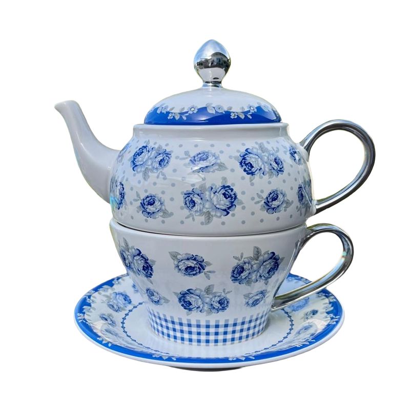 Tea for One Tee-Set  BLUSILVER